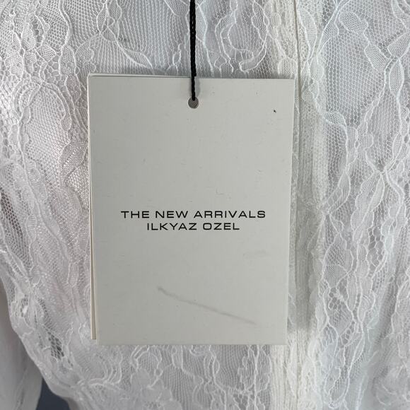 NEW ARRIVALS Size M White See Through Polyester Lace Bodysuit - Picture 4 of 8